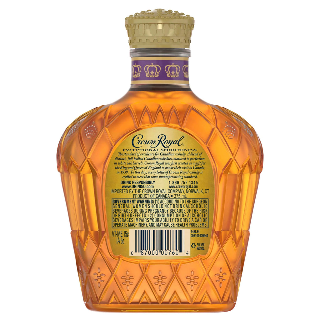 375 mL Blended Canadian Whisky, 40% ABV O756