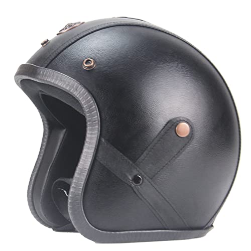 3/4 Open Face Motorcycle Helmet with Removable Lining C780