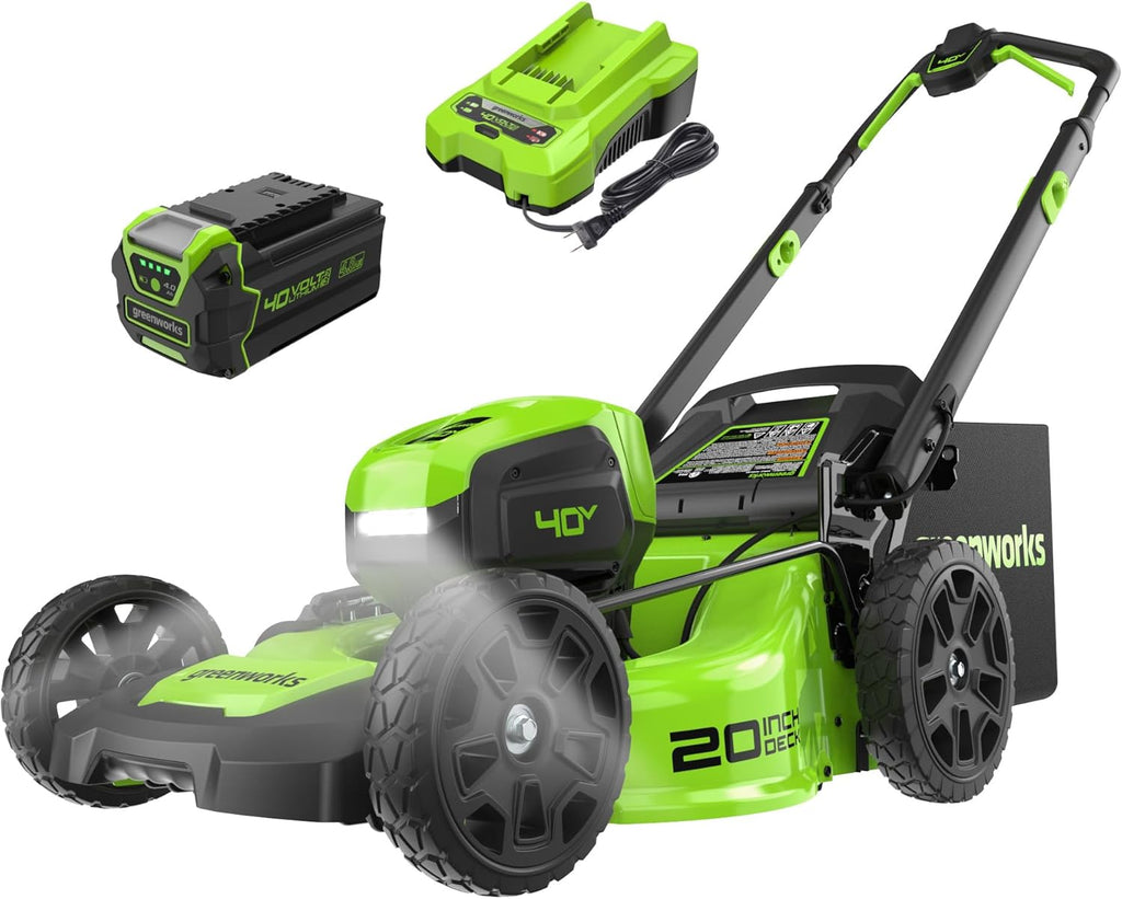 40V 20" Brushless Push Mower with 4.0Ah Battery L616