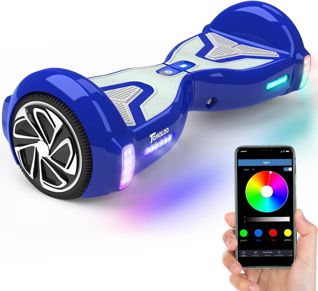 6.5" Wheel Self-Balancing Scooter with Bluetooth Speaker and LED Lights Q657