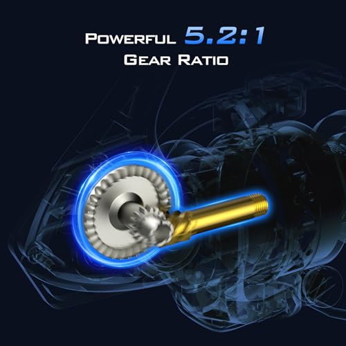 Spinning Reels, Size 500, 5.2:1 Gear Ratio, CNC Aluminum Spool, 9+1 BB B84232