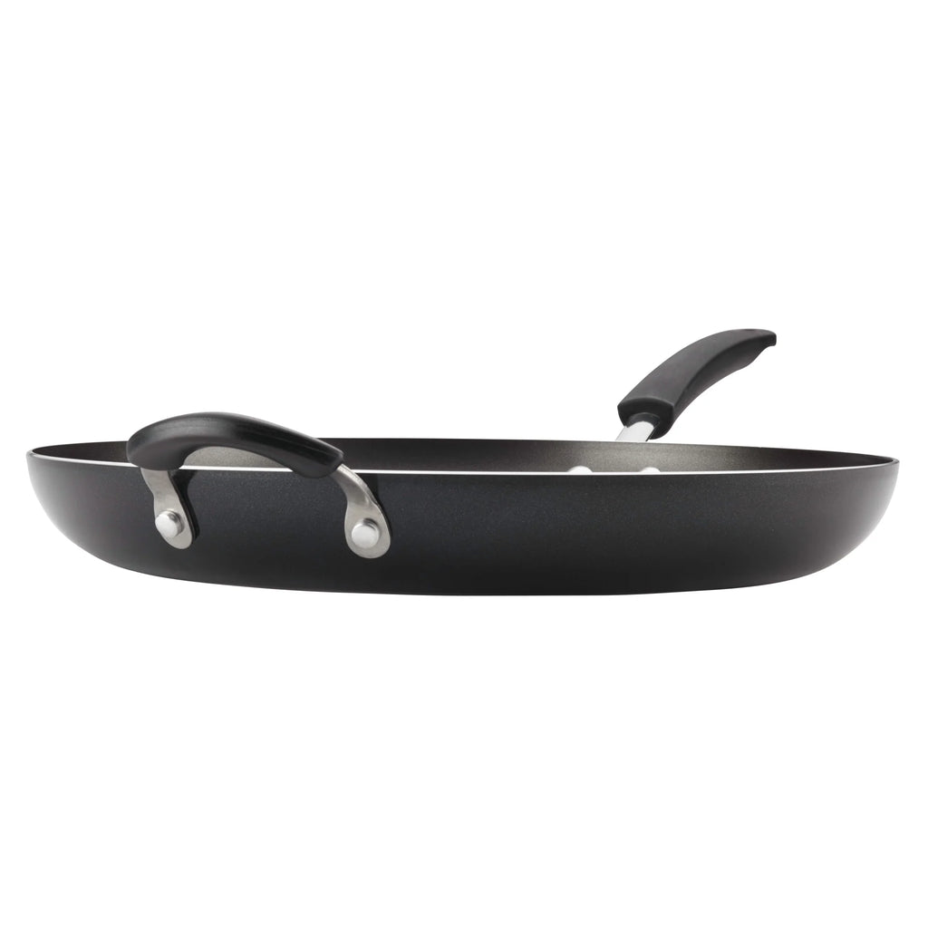 14" Black Aluminum Nonstick Frying Pan Z57678
