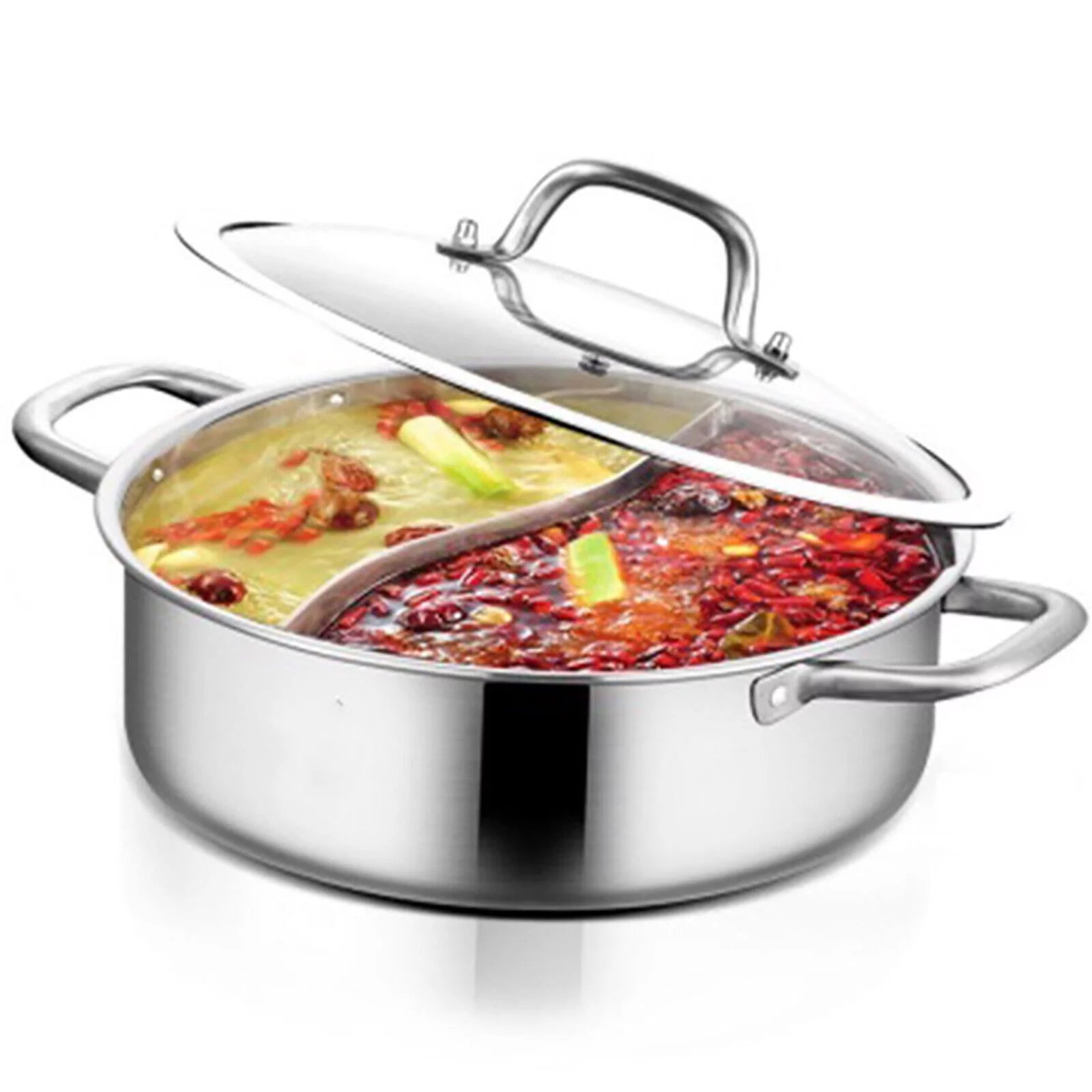Stainless Steel Shabu Hot Pot Compatible Pot C3152