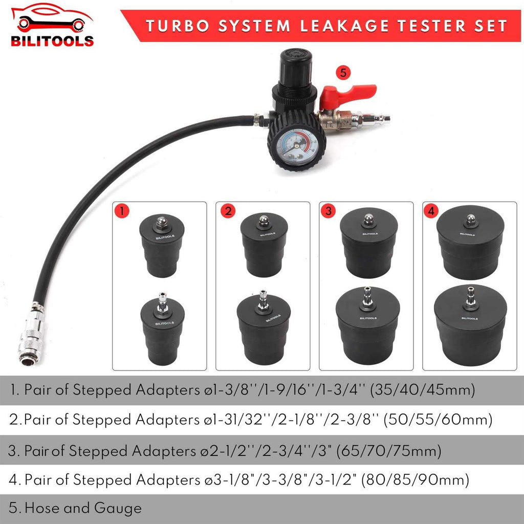 9-Piece Turbo Leak Tester Set F672