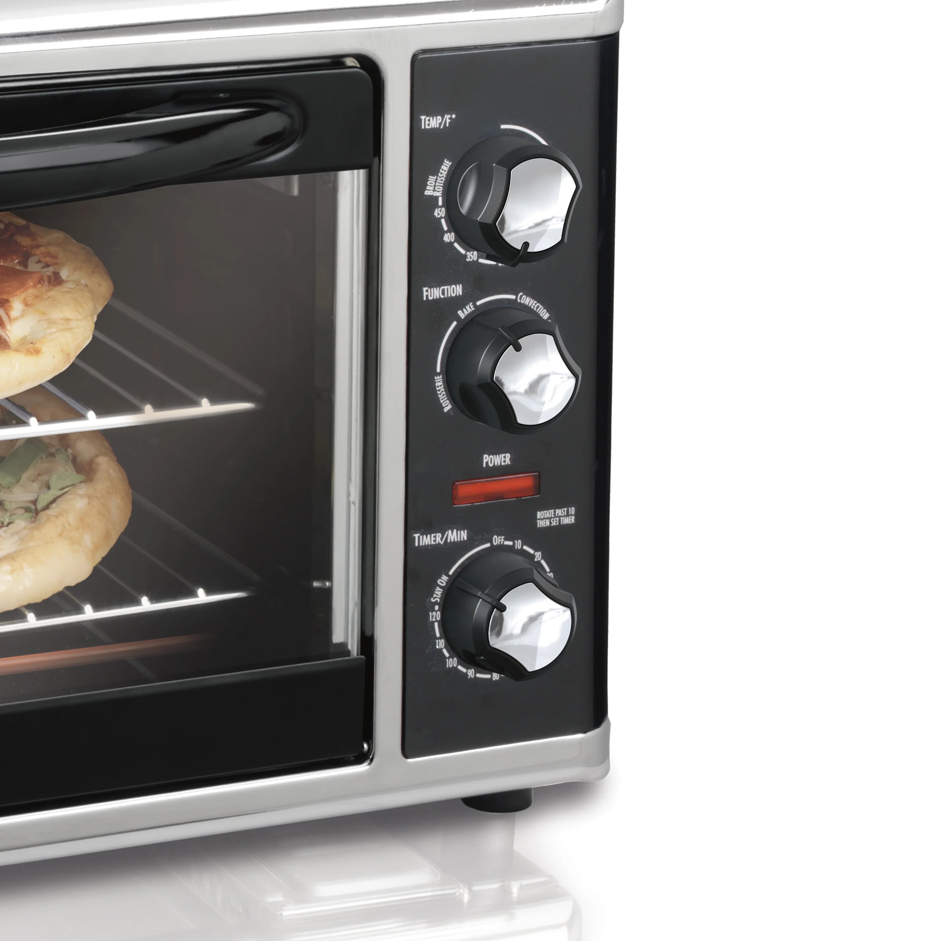 Extra Large Capacity Convection Countertop Oven with Rotisserie, Silver N22099