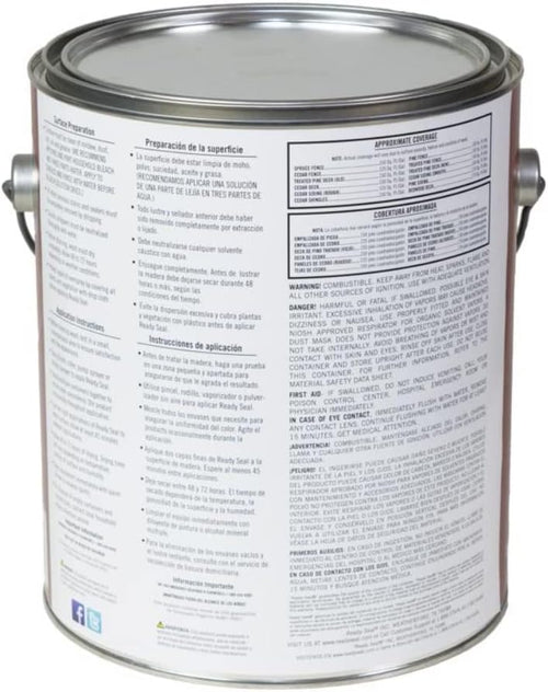 1 gal Mission Brown Exterior Wood Stain and Sealer M41687