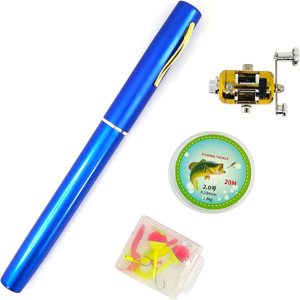 Mini Pen Fishing Rod and Reel Combos D88136
