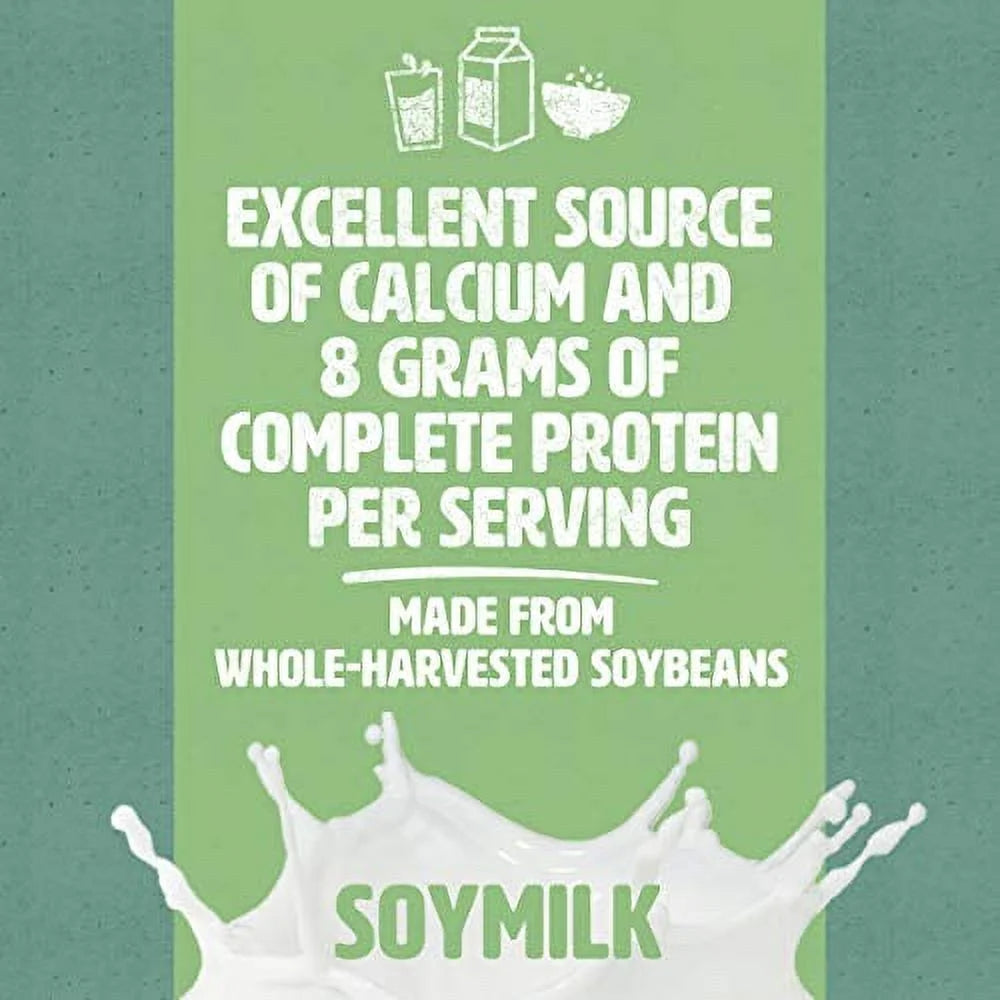 32 Fl Oz Pack of 6 Unsweetened Organic Soy Milk J828