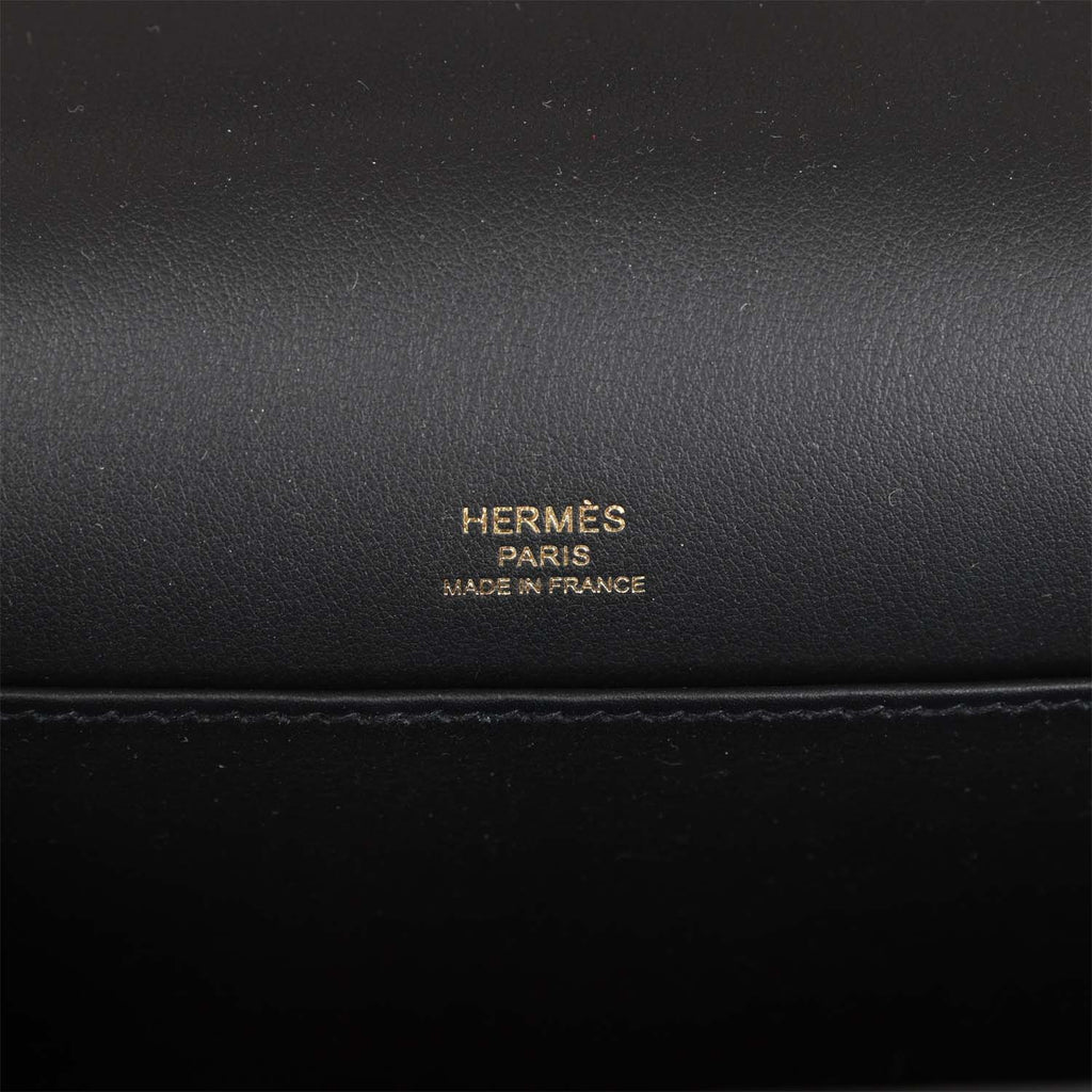 Black Chevre Gold Hardware Geta U8660