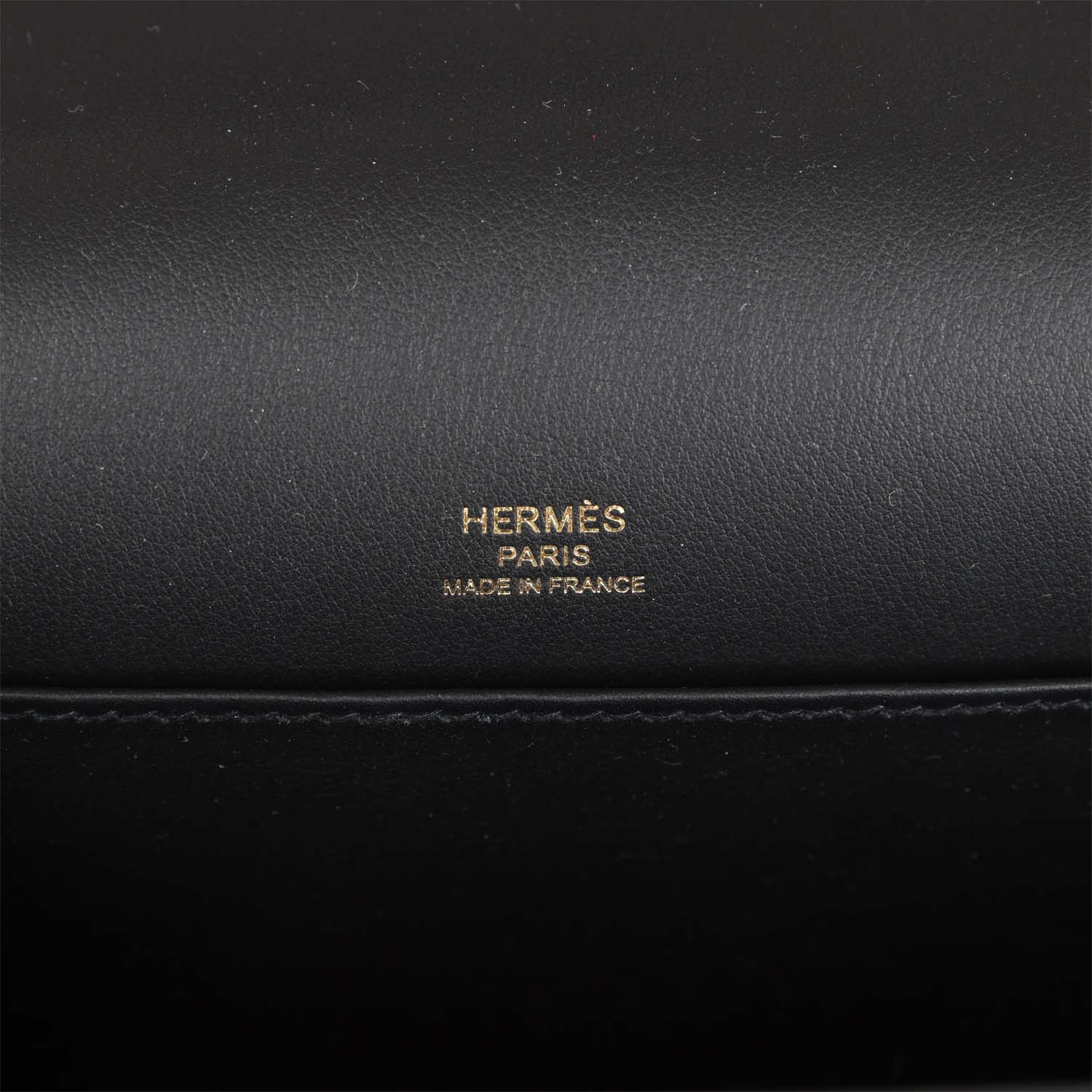 Black Chevre Gold Hardware Geta U8660