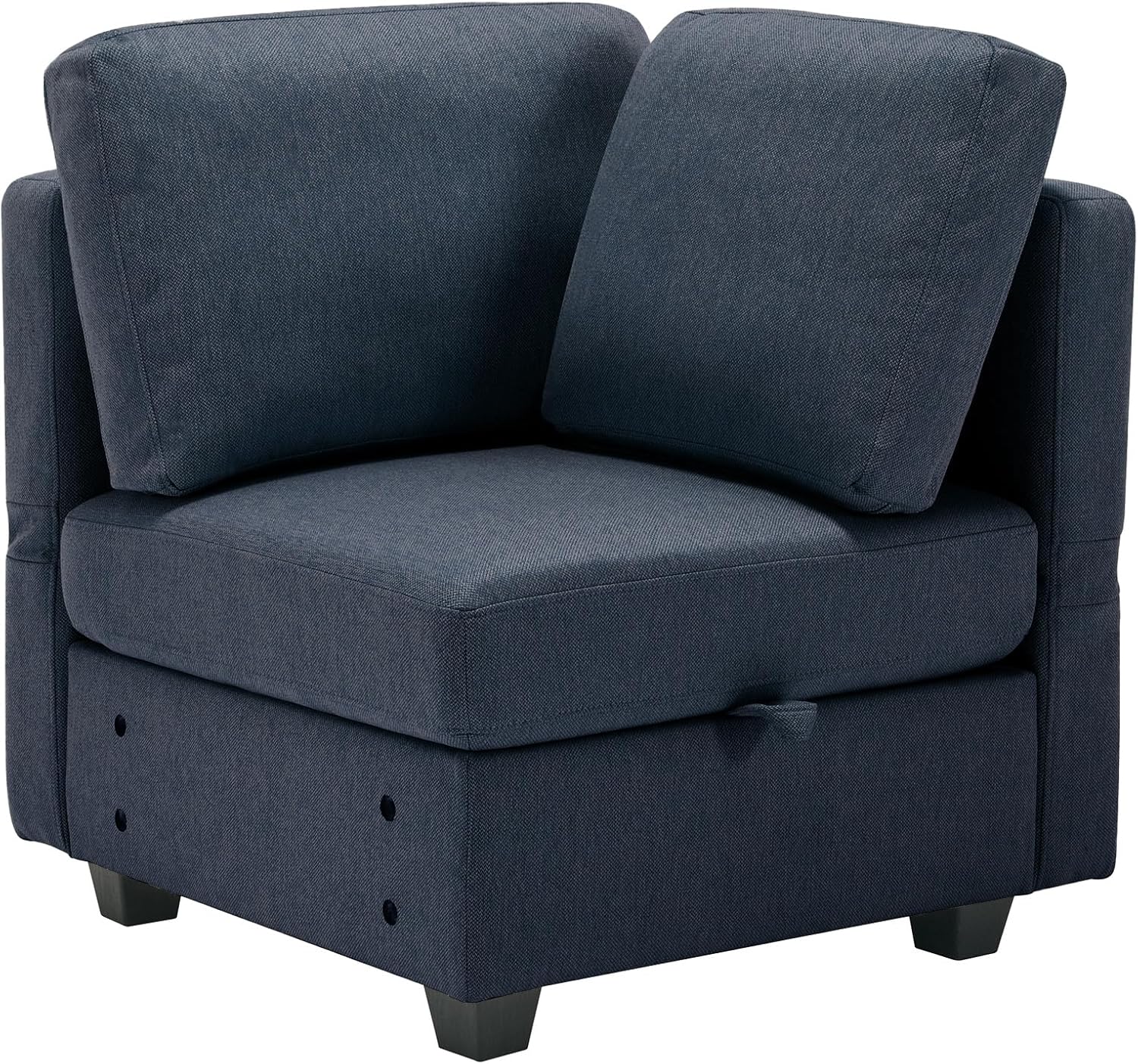 Blue Modular Sectional Sofa with Ottoman P502524