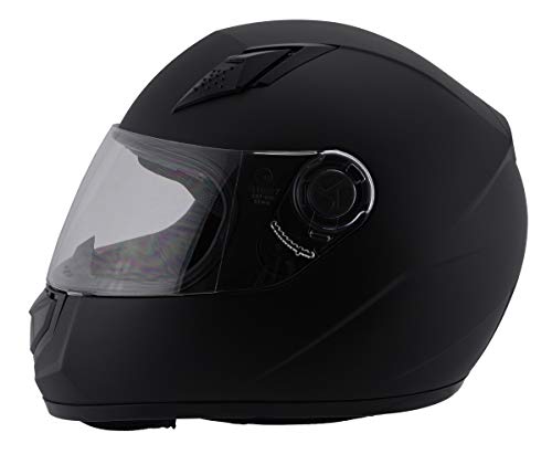Matte Black Full Face Helmet Y12462
