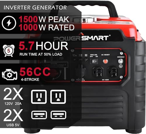 Portable Inverter Generator 2500W Gas-Powered Engine M331