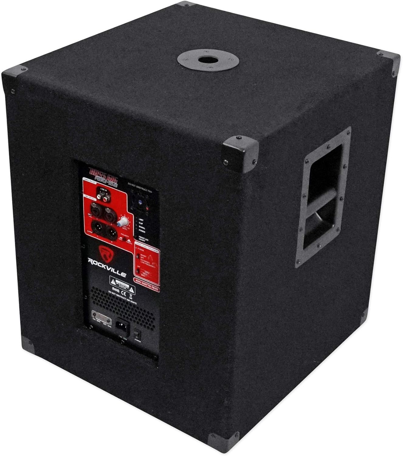 15" 1600w Active Powered PA Subwoofer with Steel Casters P13096
