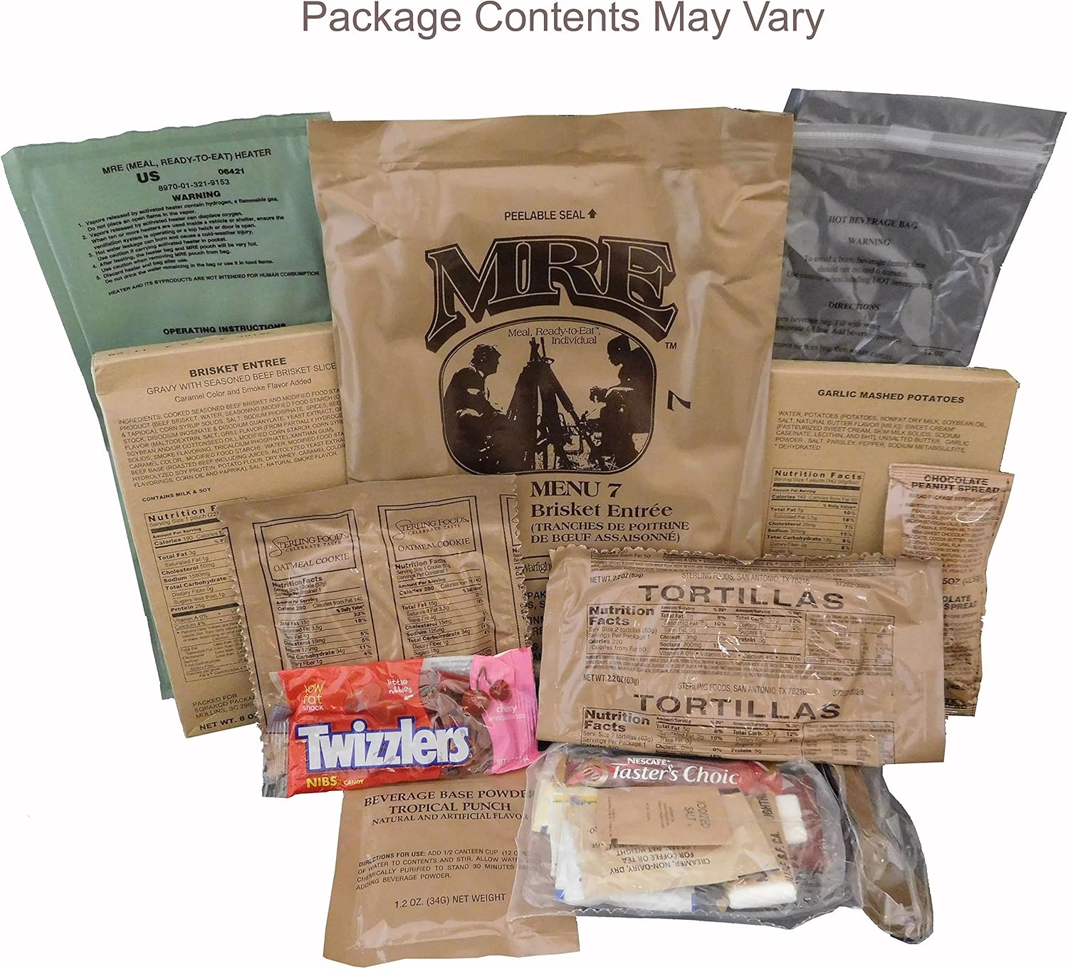 1 Pack Assorted Flavor MREs G19955