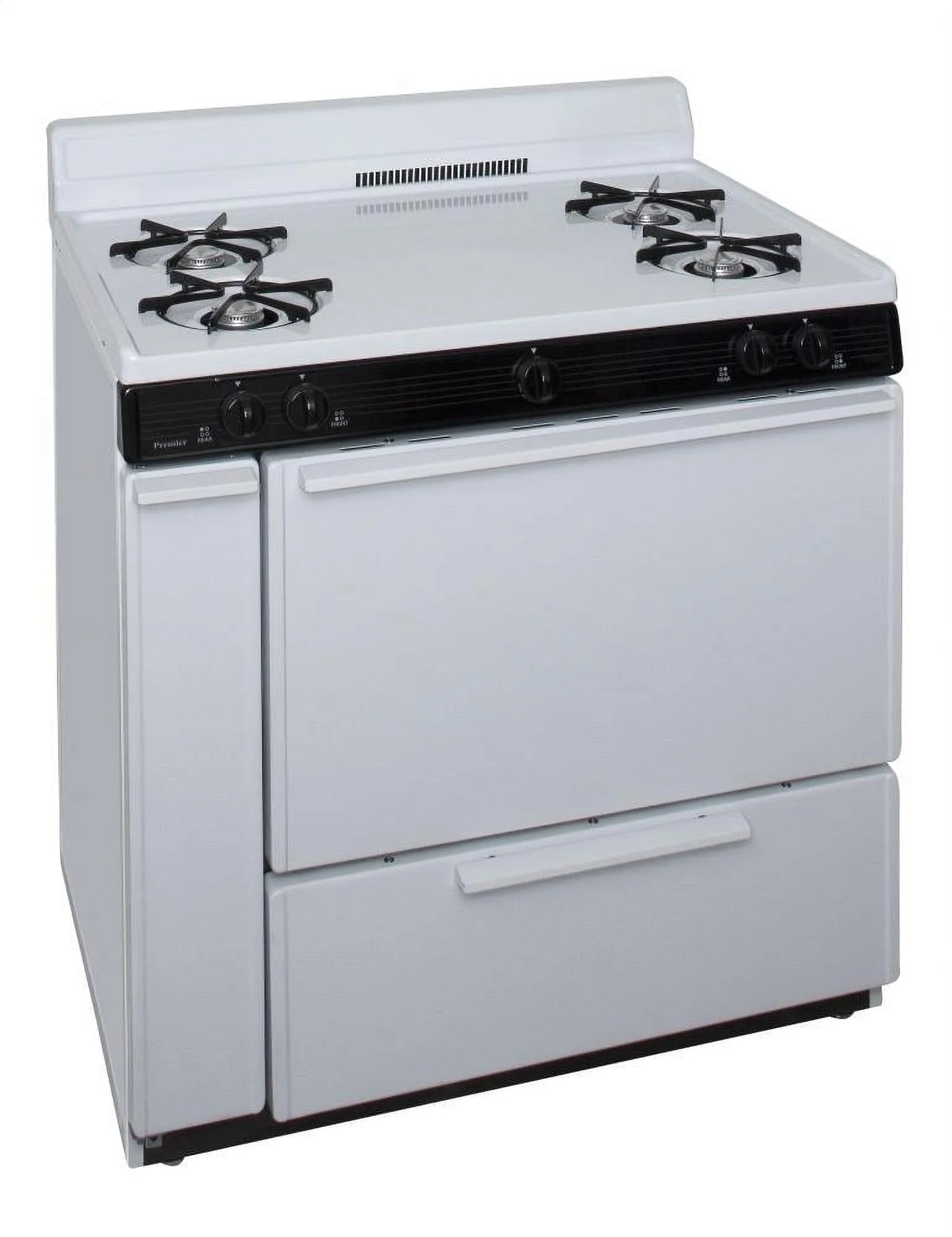 White Free Standing Gas Range Q2610