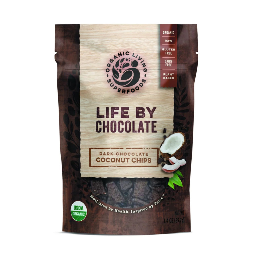 Organic Dark Chocolate Covered Coconut Chunks 1.4oz O210