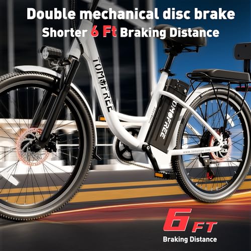 24" Electric City Cruiser Bicycle with 500W Motor and Removable Battery O79638