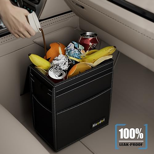 Large Car Trash Can with Lid U56405