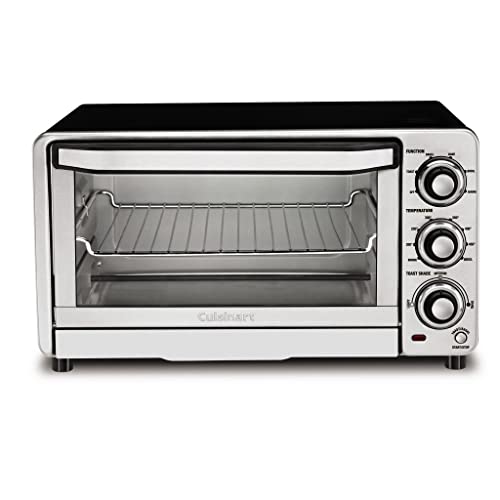 Brushed Stainless and Black Toaster Oven Broiler I24971