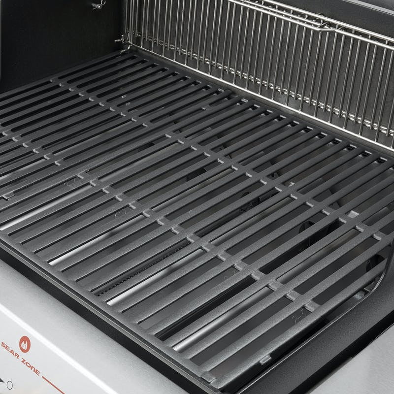 4-Burner Natural Gas Grill in Black with Side Burner M489408