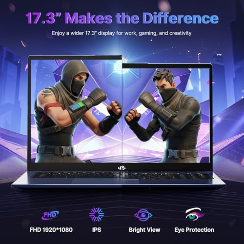 17.3 Gaming Laptop Ryzen 9 16GB RAM 1TB SSD Radeon 780M Backlit KB C3492