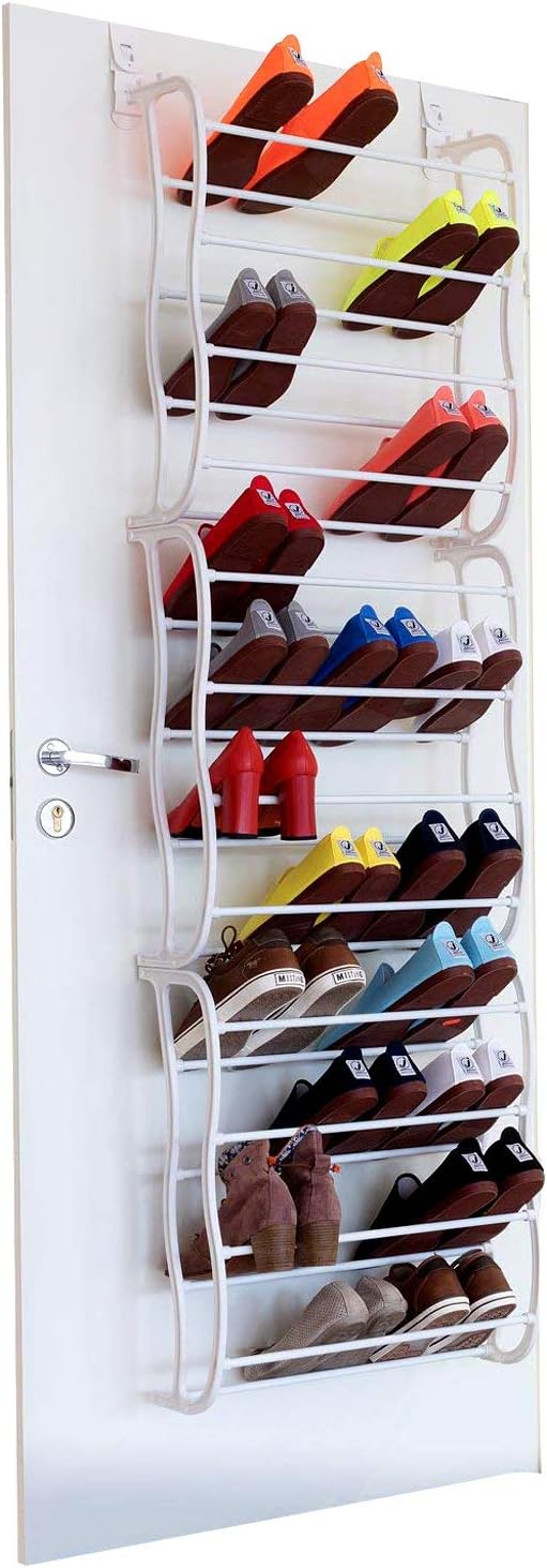 36 Pair Hanging Shoe Organizer with Hooks W433915