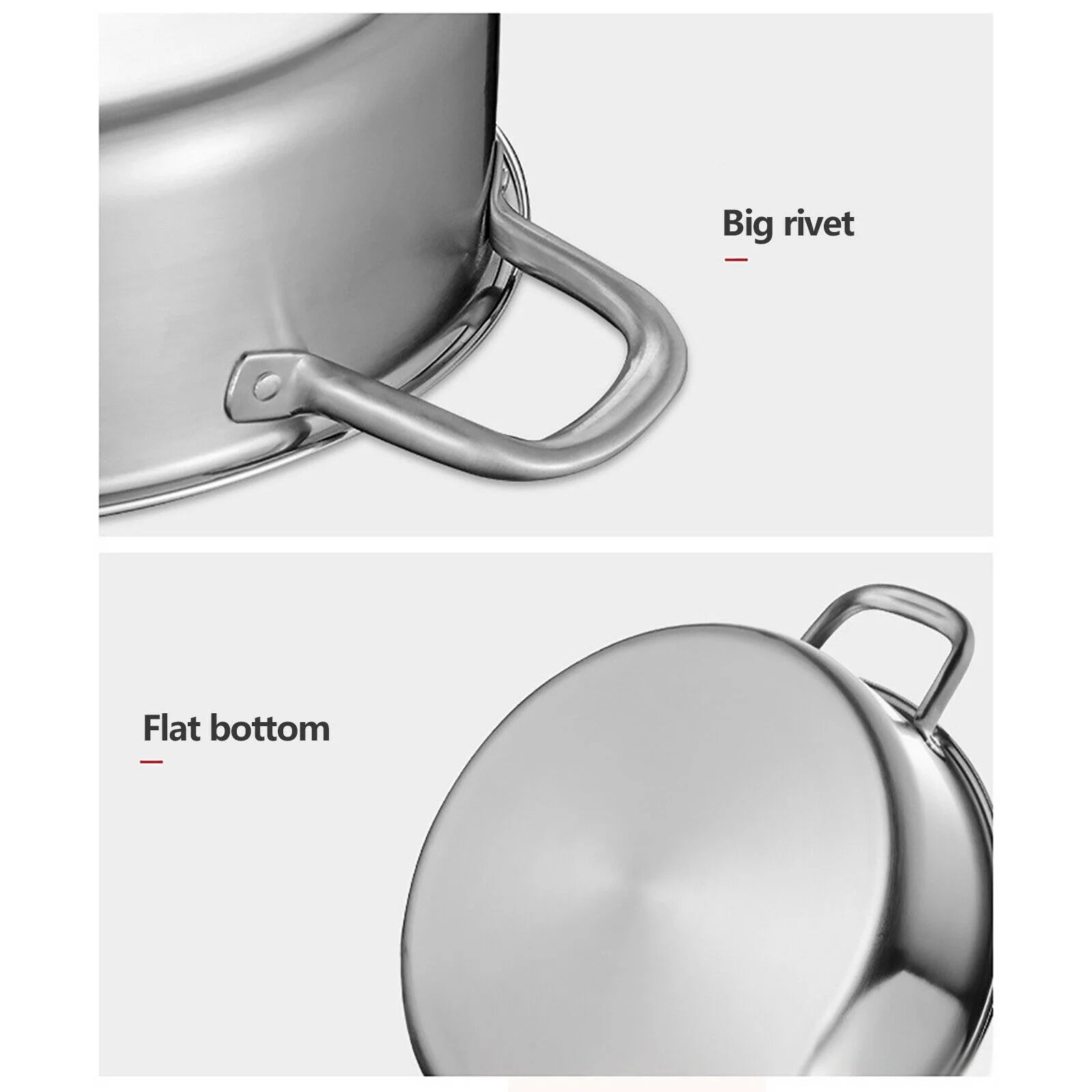 Stainless Steel Shabu Hot Pot Compatible Pot C3152