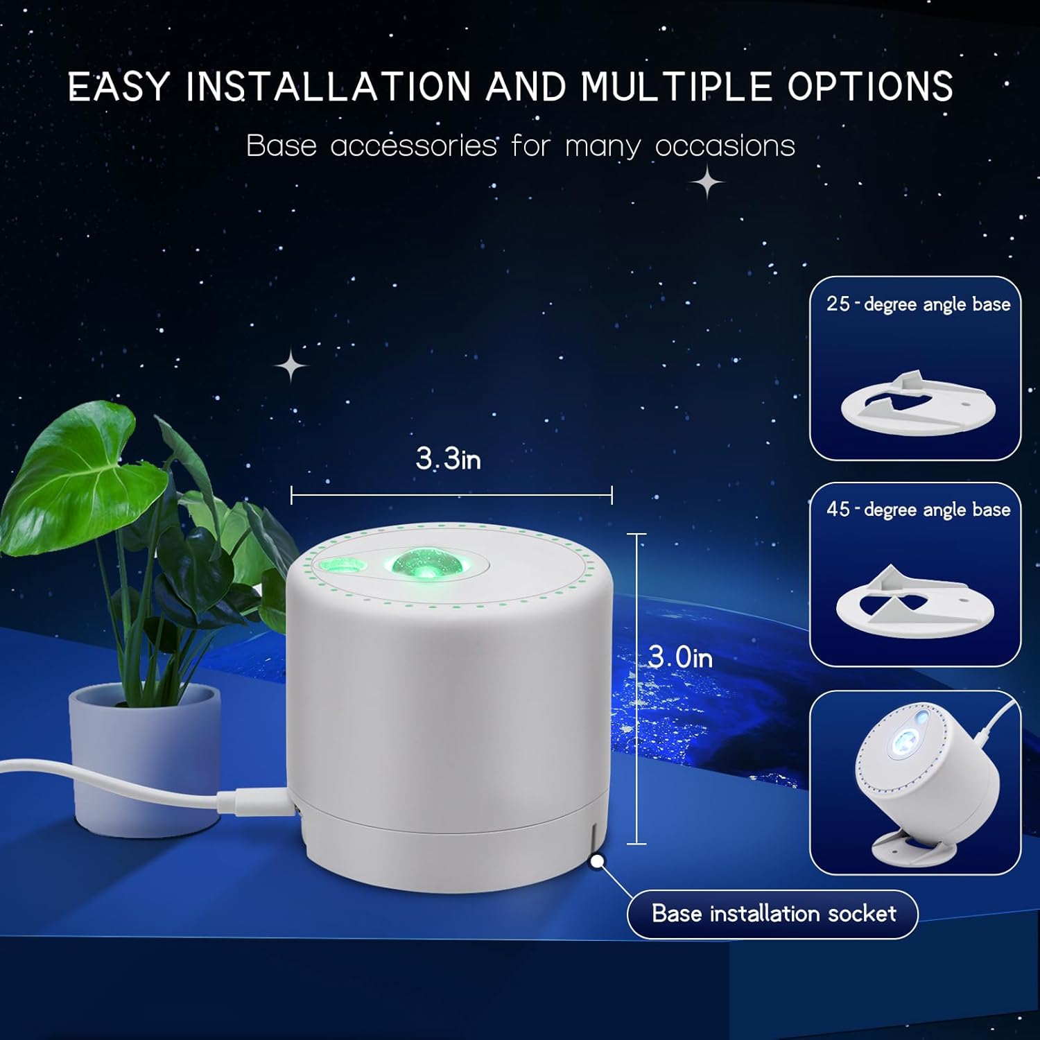 Star Projector with Timer and Remote Control Q8694