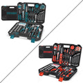 287PCs Hand Tool Set with Hammer, Pliers, Ratchet Wrench, Socket, Tool Box Case H232