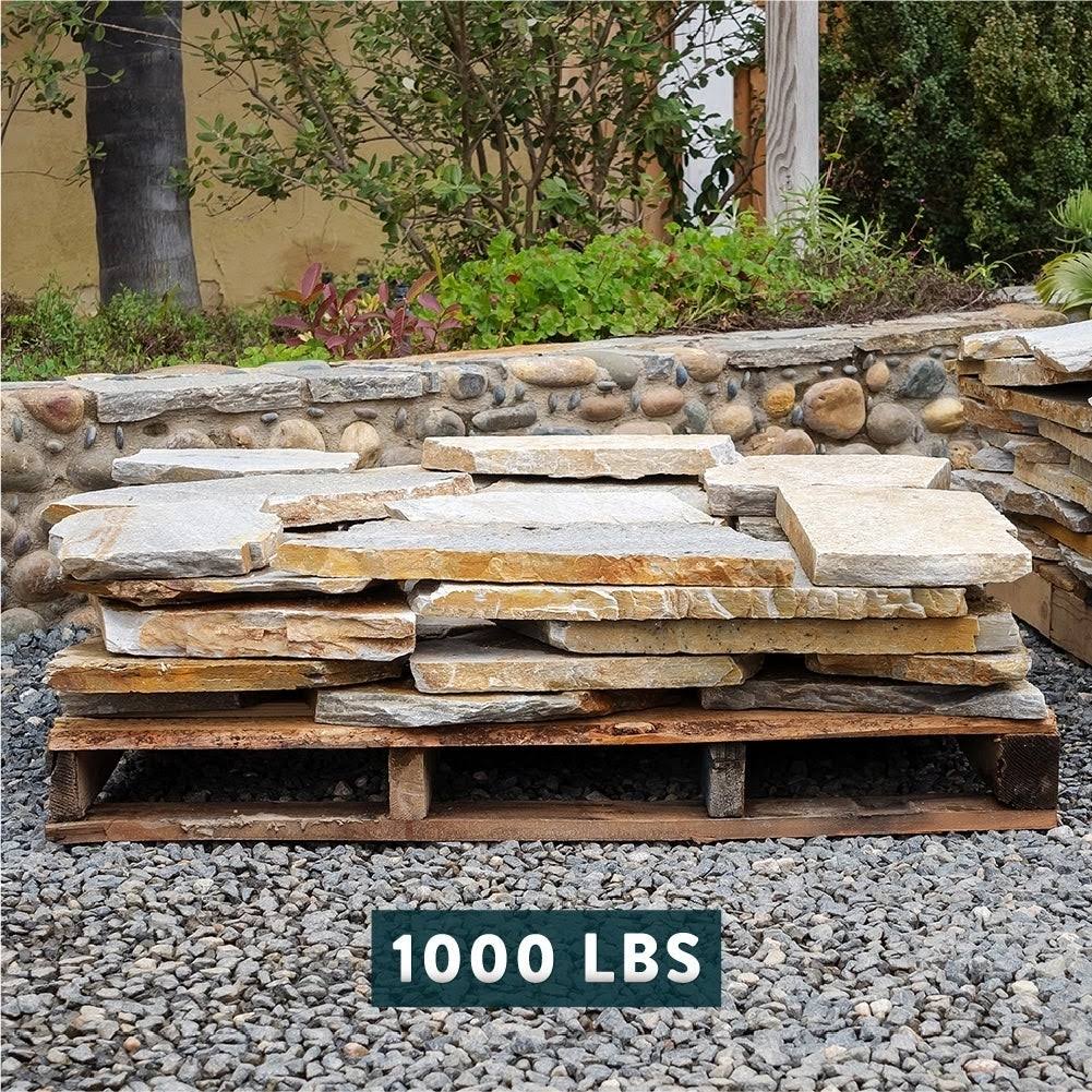 Salmon Red Natural Flagstone Stepping Stone Slabs K3922