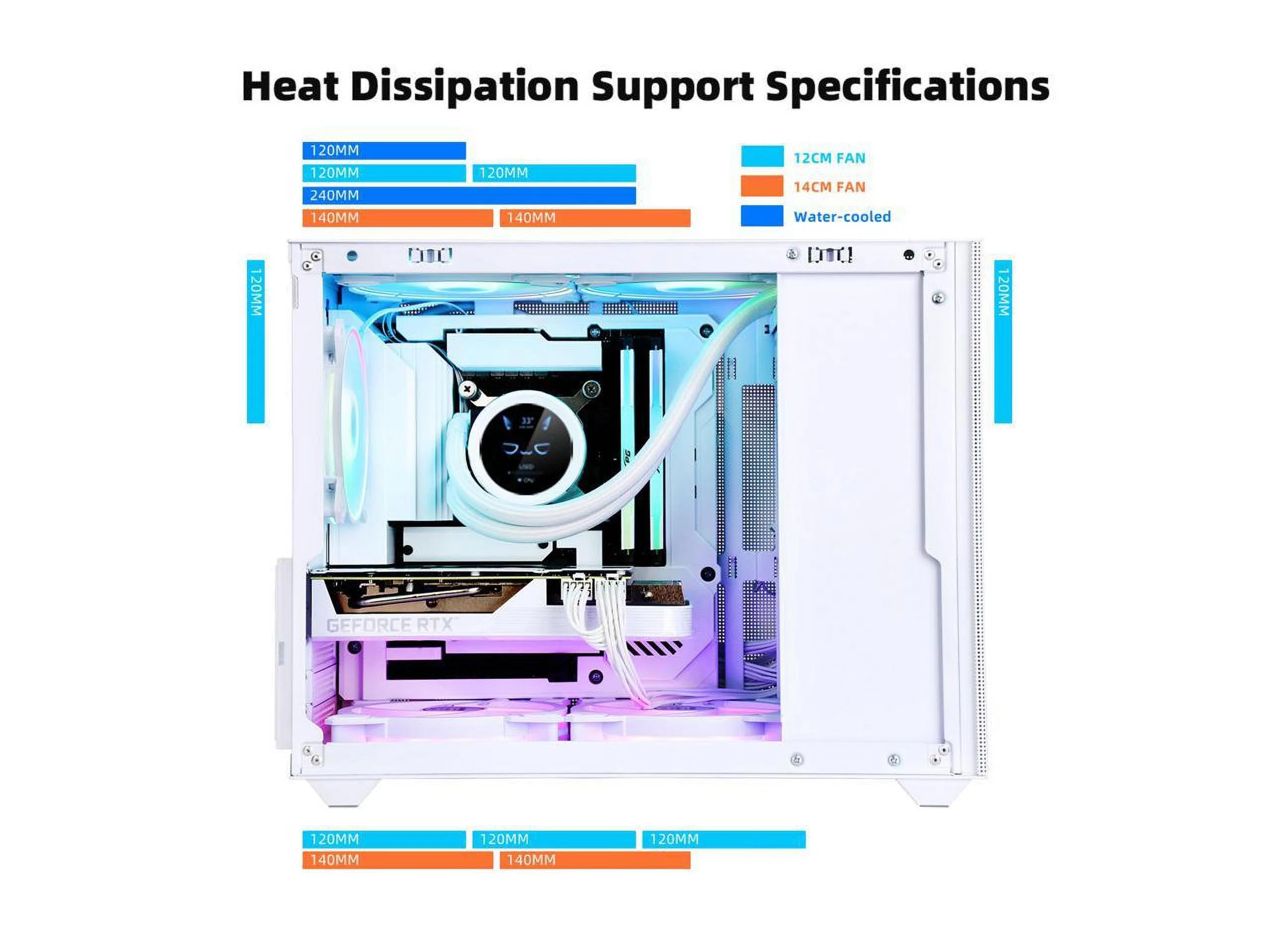 Mini Micro ATX Tower Computer Case with Tempered Glass Side A160770