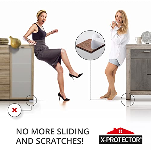 32 PCS 2" Round Self-Adhesive Rubber Furniture Pads O7630