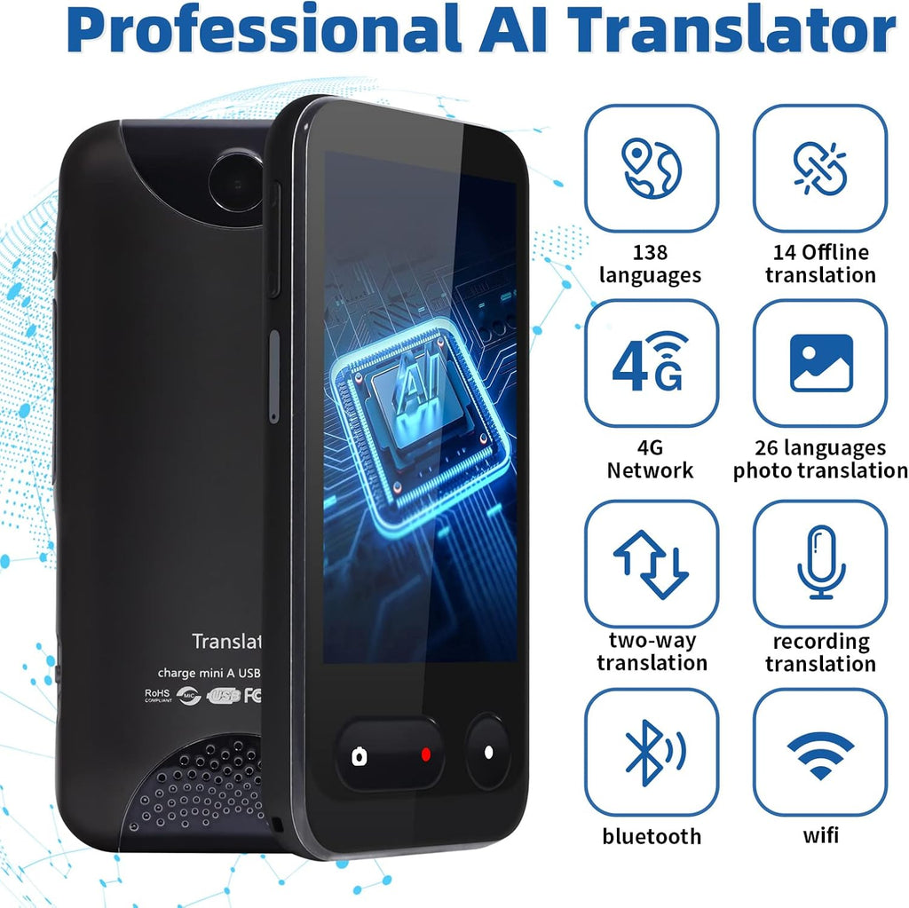 Portable Instant Two-Way Language Translator Device G1900