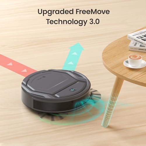 Black Robot Vacuum Cleaner, 2200Pa Suction, 120 Min Self-Charging Z1344