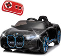 12V Battery Powered Electric Ride-On Car with Remote Control (Black) D661706