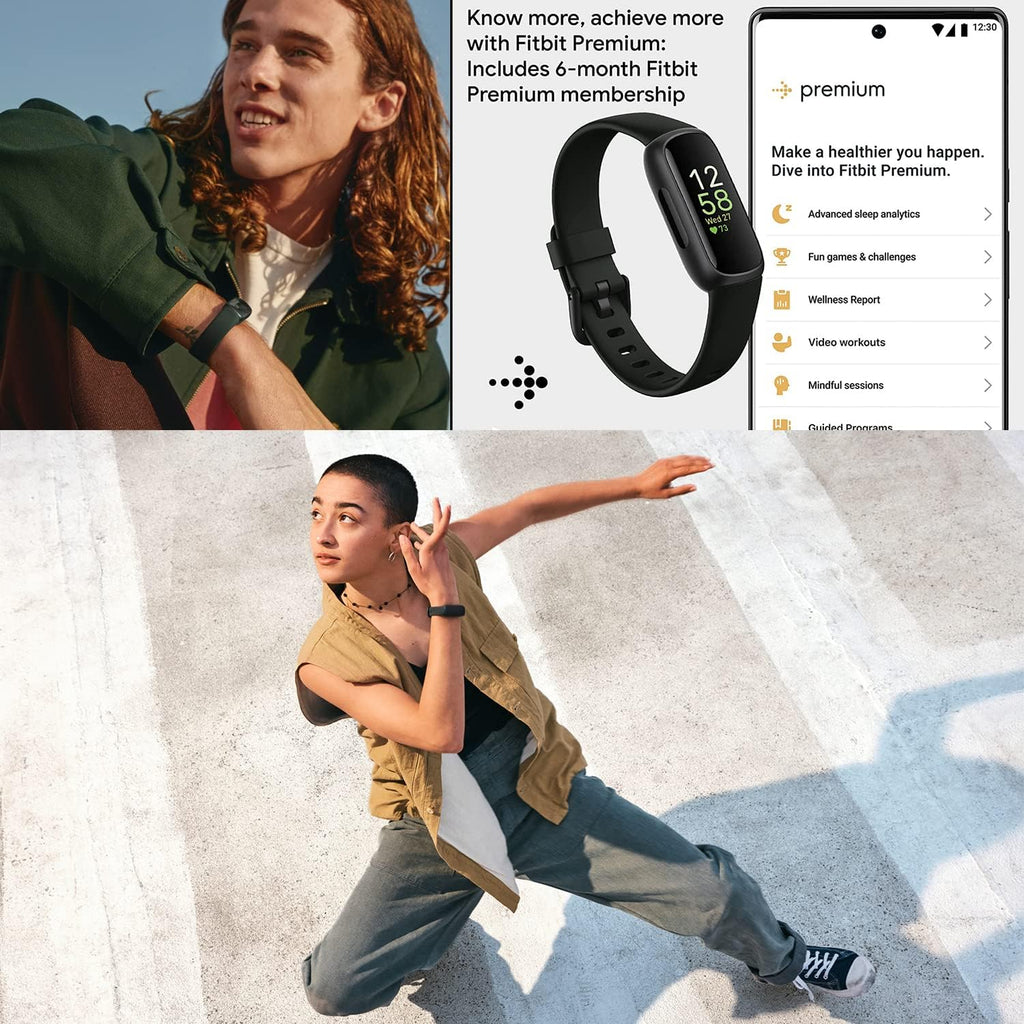 Black Activity Tracker with Heart Rate A679014