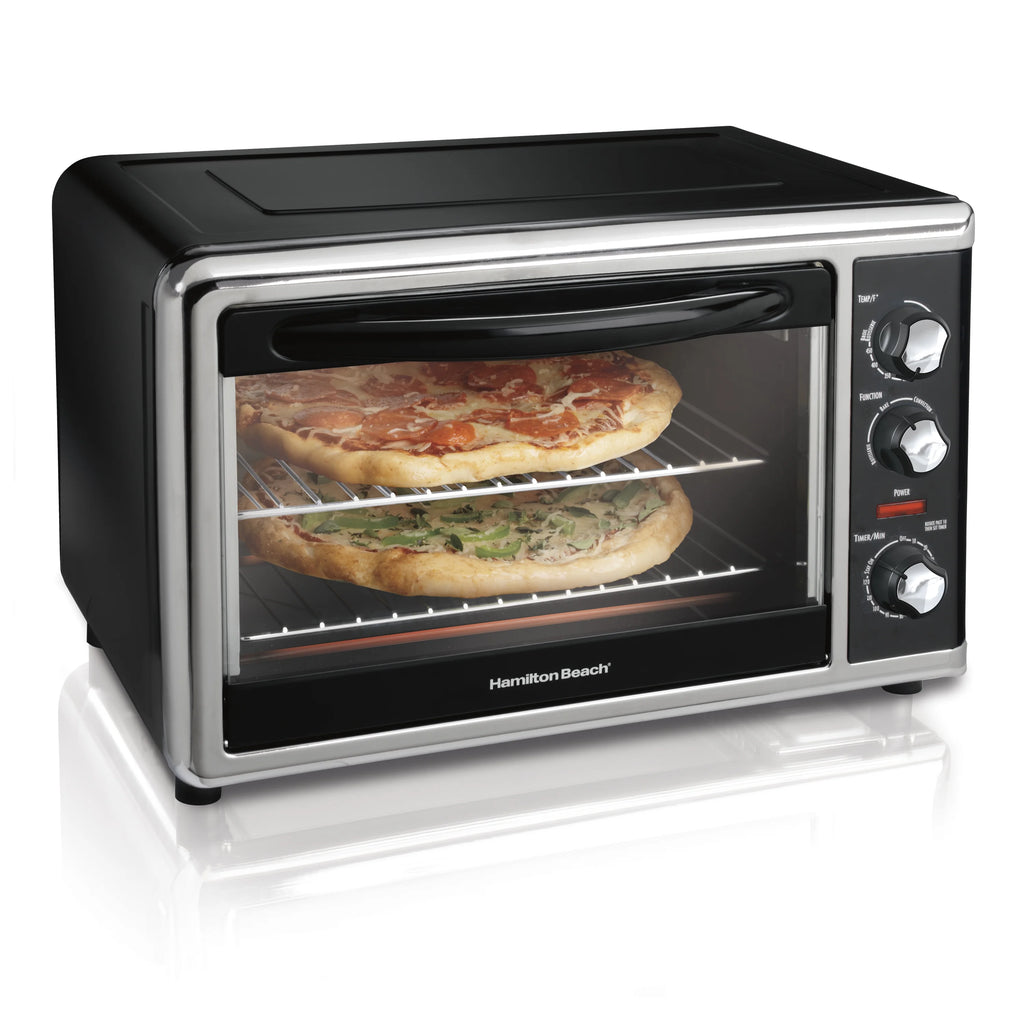 Extra Large Capacity Convection Countertop Oven with Rotisserie, Silver N22099