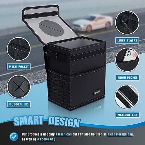 Large Car Trash Can with Lid U56405