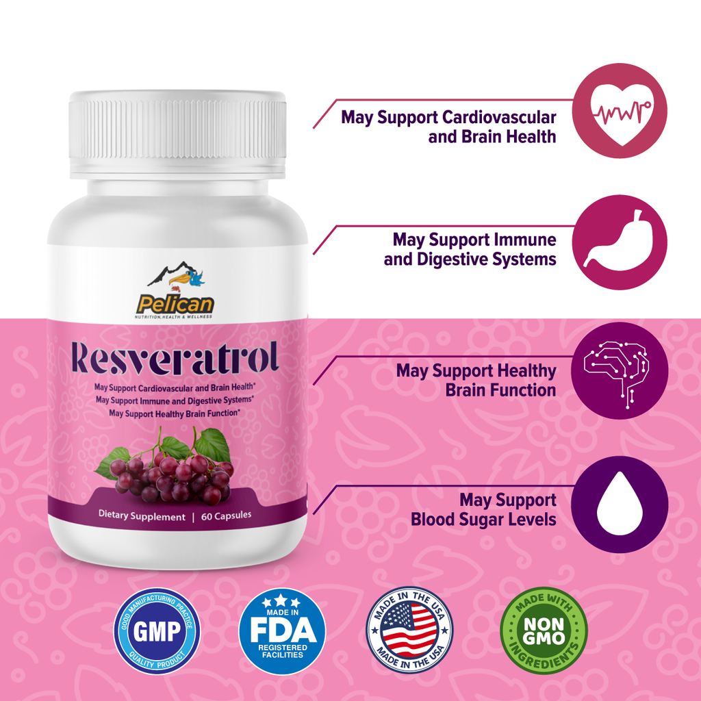 2 Bottles 120 Capsules Resveratrol G7821