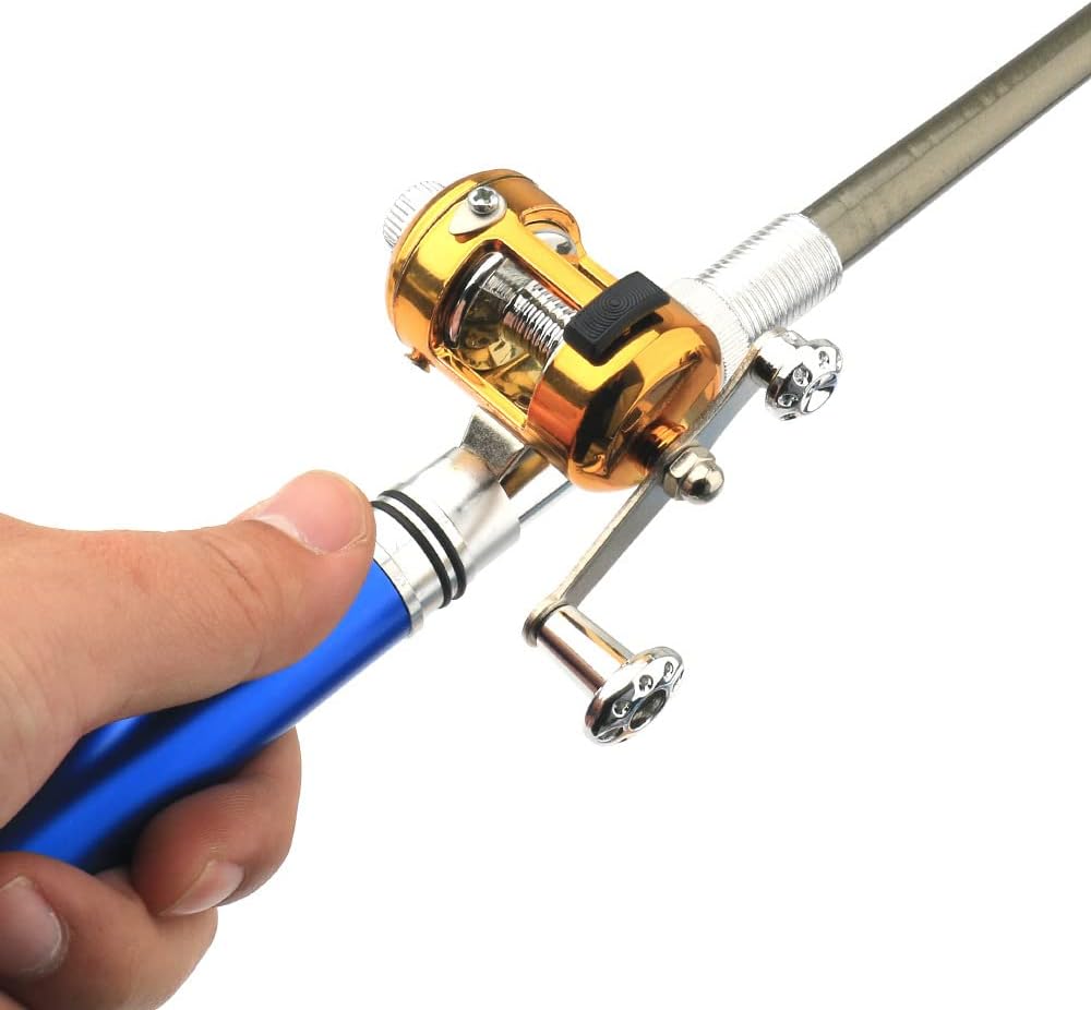 Mini Pen Fishing Rod and Reel Combos D88136