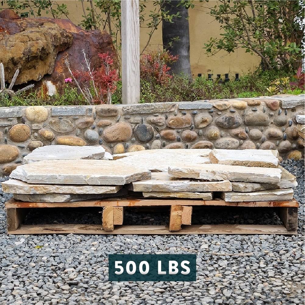 Salmon Red Natural Flagstone Stepping Stone Slabs K3922