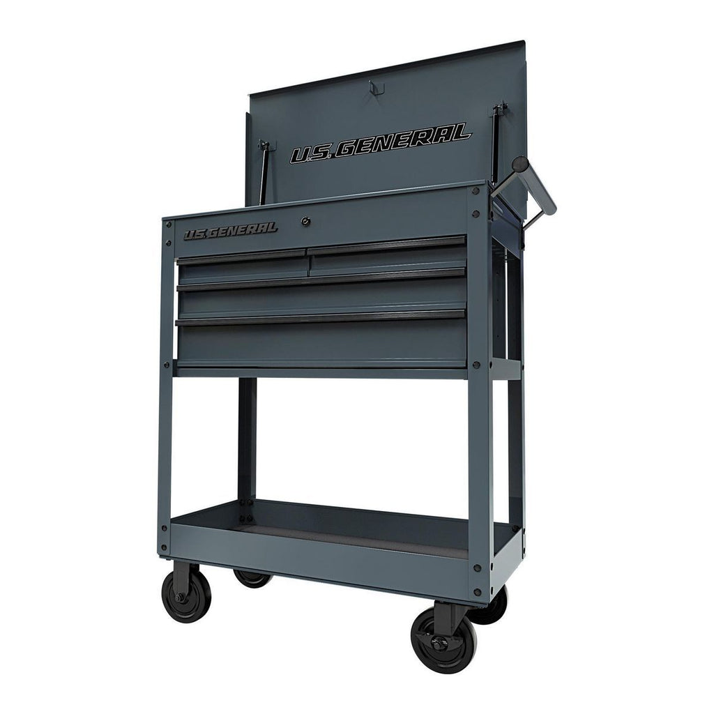 Red 4-Drawer Tech Cart U15633