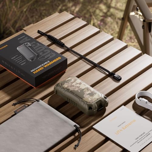 IP56 Waterproof Rechargeable 10000mAh Hand Warmer with Torchlight W37701