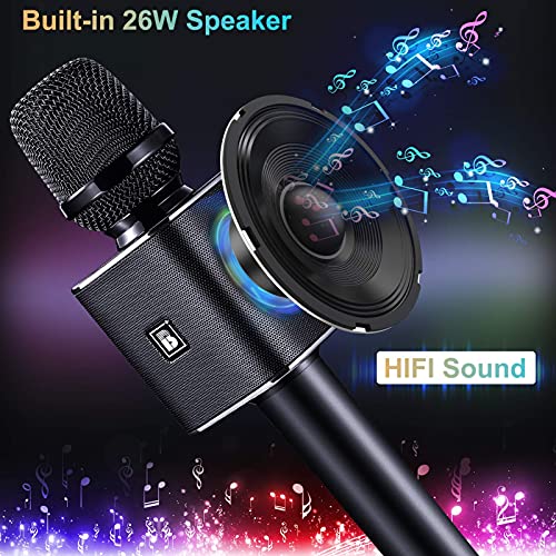 Portable Wireless Bluetooth Karaoke Microphone Black R972
