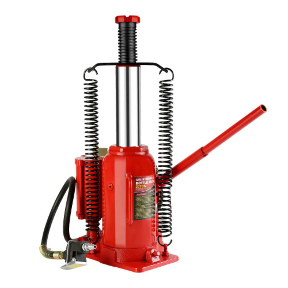 20 Ton Air Hydraulic Bottle Jack with Manual Hand Pump B7788
