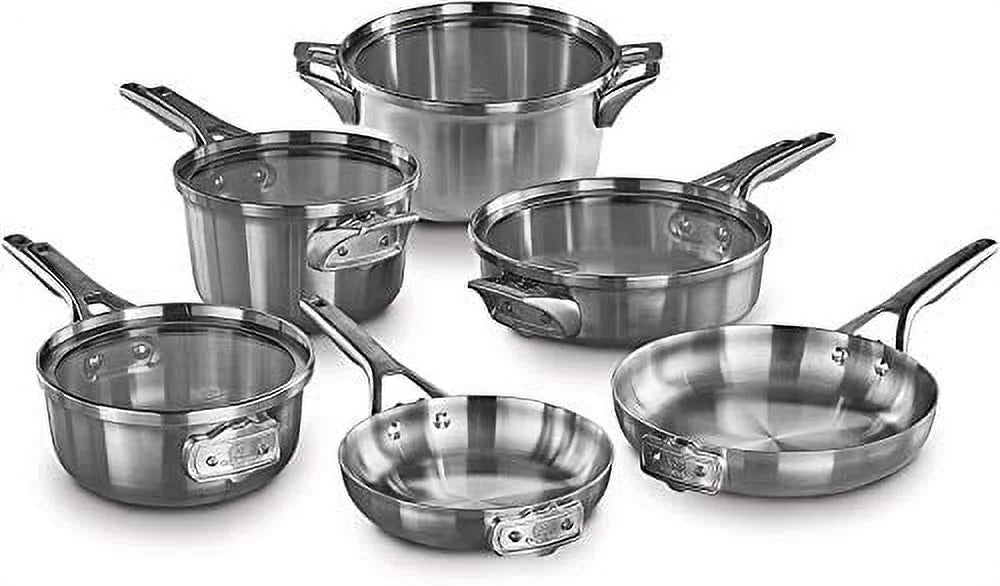 10-Piece Stainless Steel Cookware Set Y316926