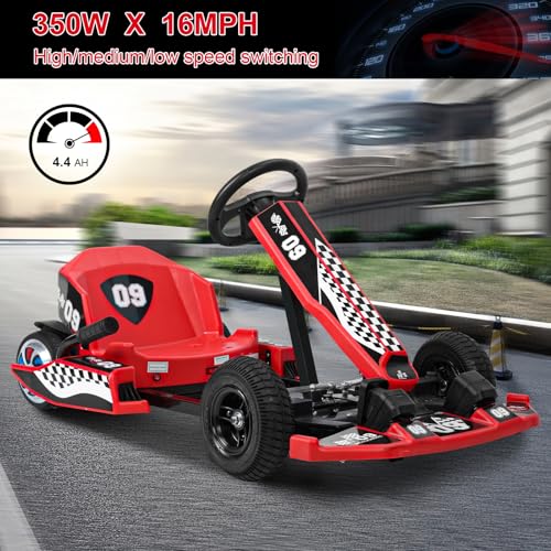 Black Electric Drift Kart P8159