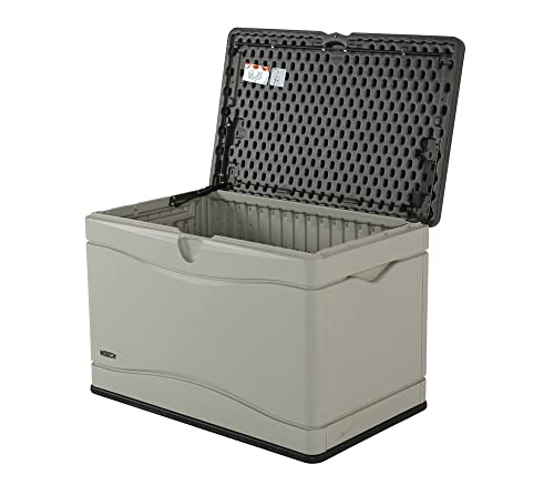 Heavy-Duty Outdoor Storage Deck Box, 150 Gallon, Desert Sand/Brown G905166