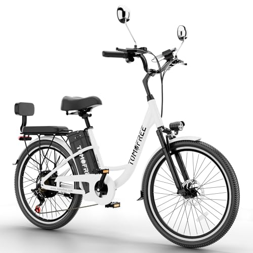 24" Electric City Cruiser Bicycle with 500W Motor and Removable Battery O79638